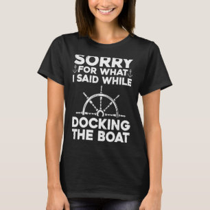 T-shirt Bateau Drôle Pour Hommes Femmes Amarrages Le Batea