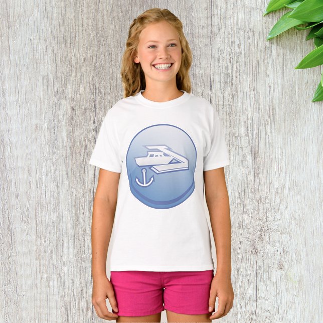 T-shirt Bateau et Ancre Marine nautique (Créateur téléchargé)