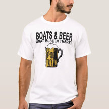 Bateau et bière T-Shirt.png drôle