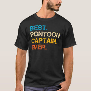 T-shirt Bateau meilleur Ponton Capitaine Ever Papa Bateau