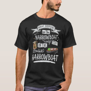 T-shirt Bateau Narrowboat & Canal Bateau Pour Propriétaire