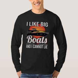 T-shirt Bateau propriétaire Yacht Motorboat Motorboat Yach