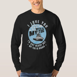 T-shirt Bateau-remorque Capitaine Bateau-remorque Propriét