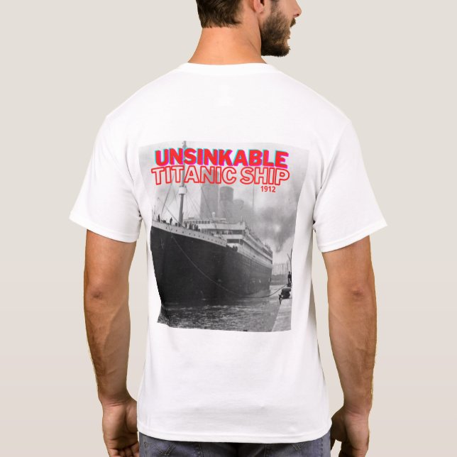 T-shirt Bateau Titanic insubmersible (Dos)