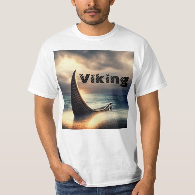 T-shirt Bateau viking (Devant)