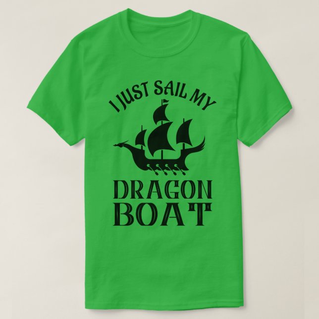 T-shirt Bateau Viking Ship Dragon (Design devant)