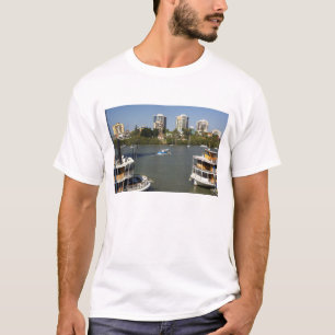 T-shirt Bateaux à roues à aubes, Brisbane River, Brisbane,