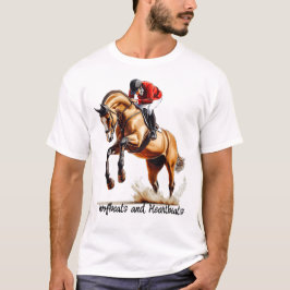 T-shirt Bateaux à toit et battements de coeur. Jockey Raci