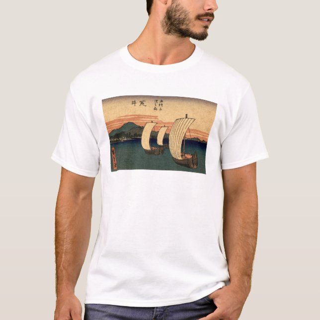 T-shirt Bateaux de navigation japonais (Devant)