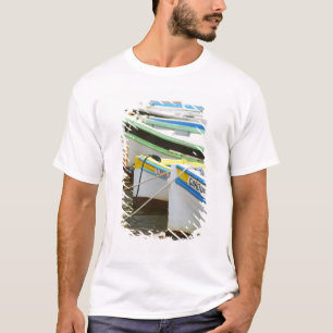 T-shirt Bateaux de pêche provençaux typiques peints en