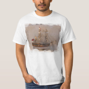 T-shirt Bateaux des explorateurs, capitaine James Cook