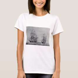 T-shirt Bateaux Graphiques d'Art Fin Océanique Trek