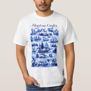 T-shirt BATEAUX MARITIMES et VINTAGES, NAVIRES de