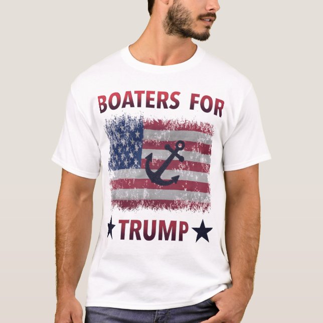 T-shirt Bateaux Pour Trump Shirt (Devant)