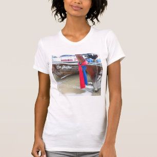 T-shirt Bateaux sur les îles de phi de phi de la plage ,