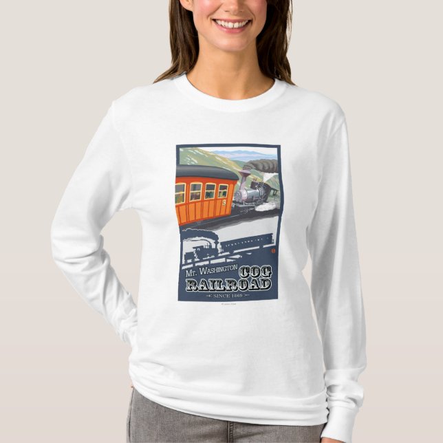 T-shirt Bâti Washington, nouveau chemin de fer de (Devant)