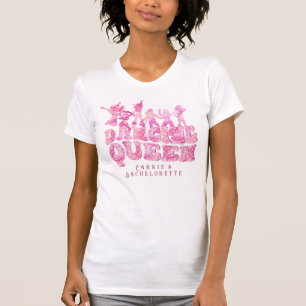 T-Shirt-Batik 2 Disco Junggesellinnenabschied Retr T-Shirt