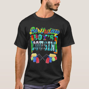 T-shirt Bâtiment Blocs De Briques Cousin De Anniversaire G
