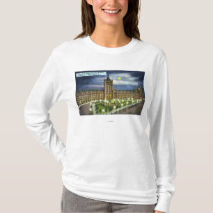 T-shirt Bâtiment du Delaware et du Hudson Cie. la nuit