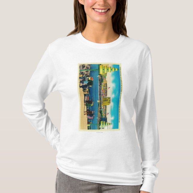 T-shirt Bâtiment et lacs fédéraux des nations (Devant)