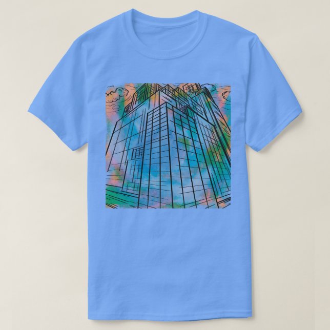 T-shirt bâtiments (Design devant)