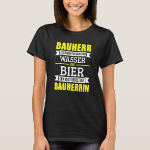 T-shirt Bâtiments Mens Dit Pour Les Bâtiments Maisons