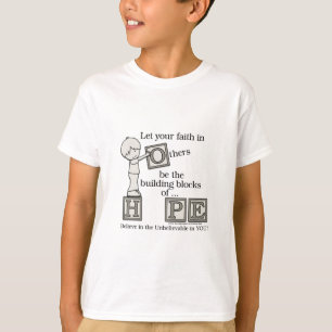 T-shirt Bâtir des blocs d'espoir
