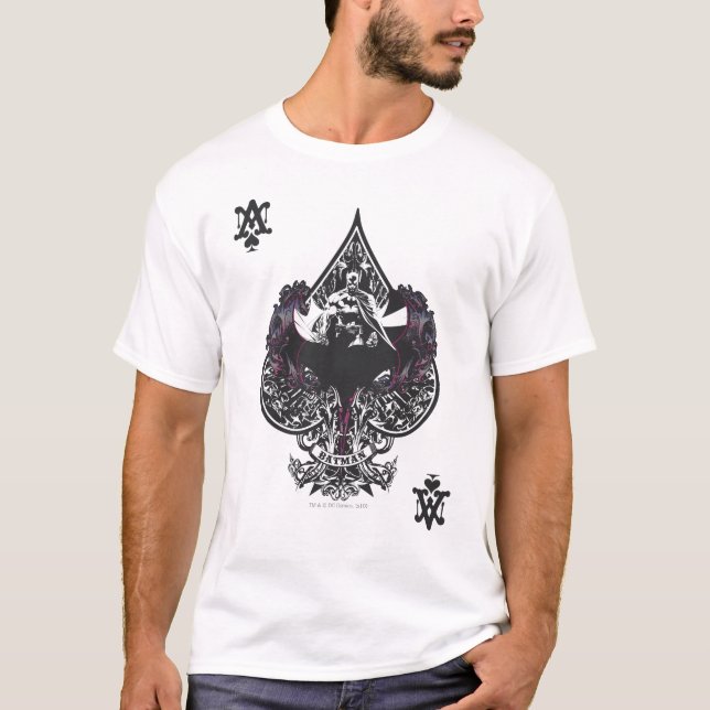T-shirt Batman Ace of Spaces Crest gothique (Devant)