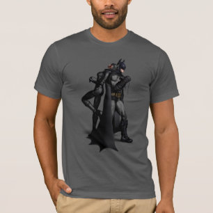 T-shirt Batman Arkham City   Batman et Catwoman