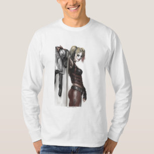 T-shirt Batman Arkham City   Harley Quinn Illustration