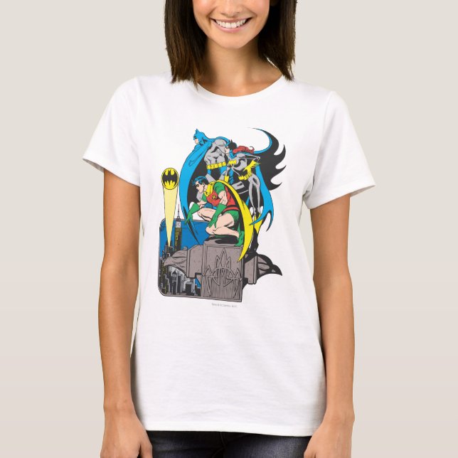 T-shirt Batman/Batgirl/Robin (Devant)