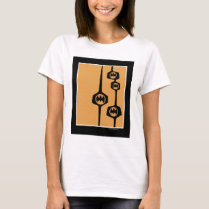 T-shirt Batman Black Orange Frame