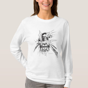 T-shirt Batman Blue Cityscape