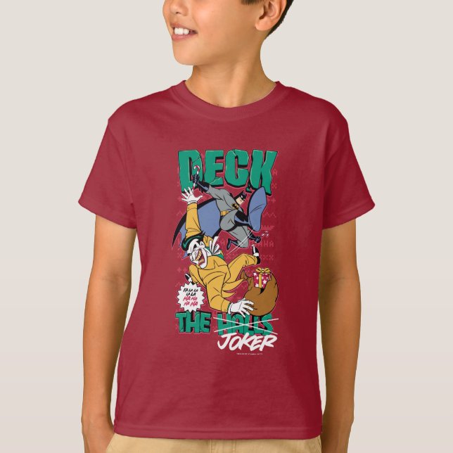 T-shirt Batman | Deck The Joker (Devant)