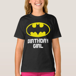 T-shirt Batman Fille d'anniversaire - Nom et âge