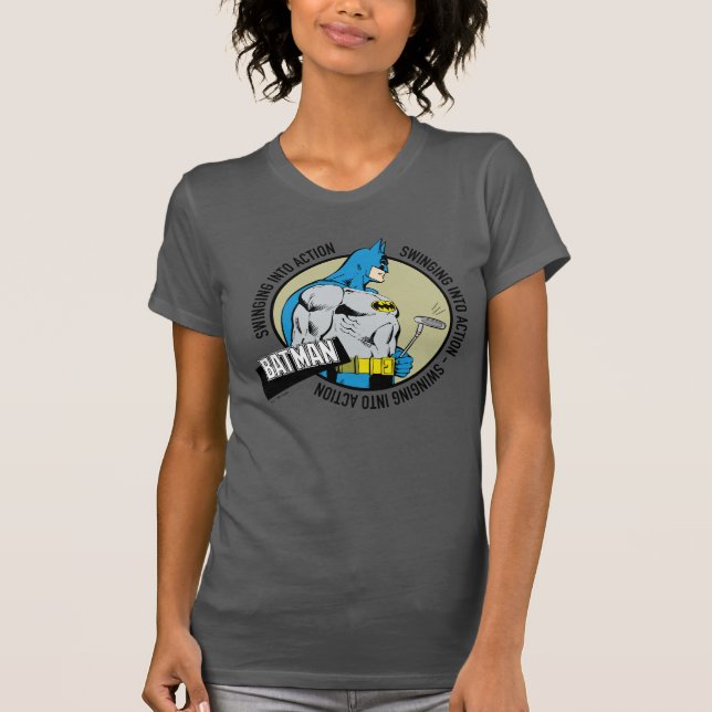 T-shirt Batman Golfing - Passage En Action (Devant)