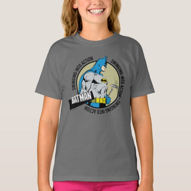 T-shirt Batman Golfing - Passage En Action (Devant)