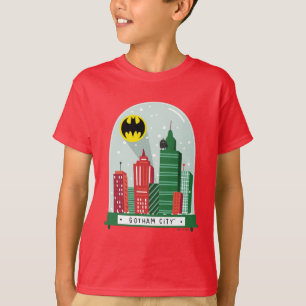 T-shirt Batman Gotham City™ - Graphique du Globe des neige