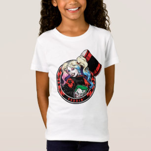 T-Shirt Batman   Harley Quinn Winking With Mallet