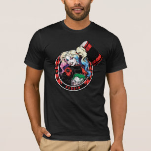 T-shirt Batman   Harley Quinn Winking With Mallet