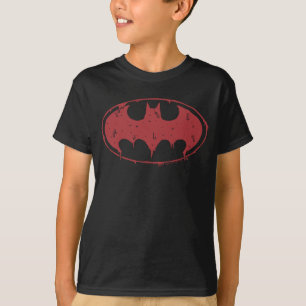 T-shirt Batman   Logo Oozing Red Bat