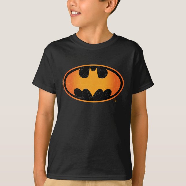 T-shirt Batman | Logo Web d'Halloween (Devant)