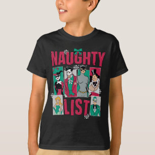 T-shirt Batman Père Noël Naughty Liste des méchants