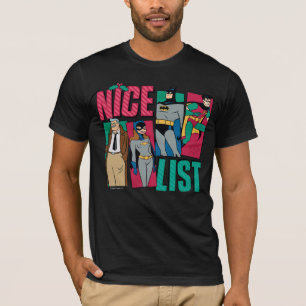 T-shirt Batman   Père Noël Nice Liste des héros