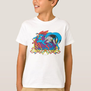 T-shirt Batman + Superman + Flash