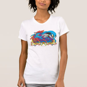 T-shirt Batman + Superman + Flash