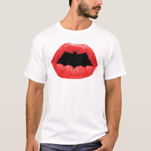 T-shirt Batman Valentine   Lèvres de chaume