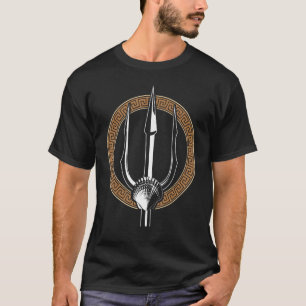 T-shirt Bâton de trident de Poséidon Mythologie grecque an