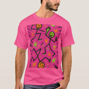 T-shirt Bâton Neon Chiffres Réservoir - Comic Chaos Énergi