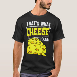 T-shirt Bâtonnets de Planche à Fromage Végétaliens Blagues